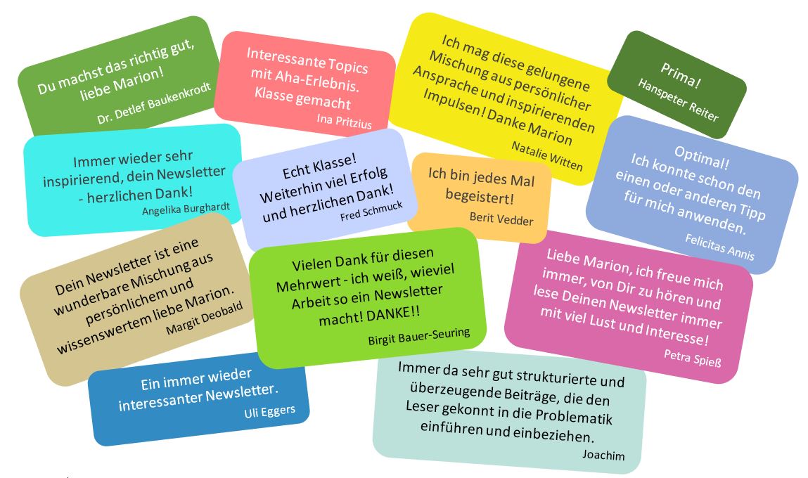 DIMA-Dialog Newsletter – Umfrageergebnis